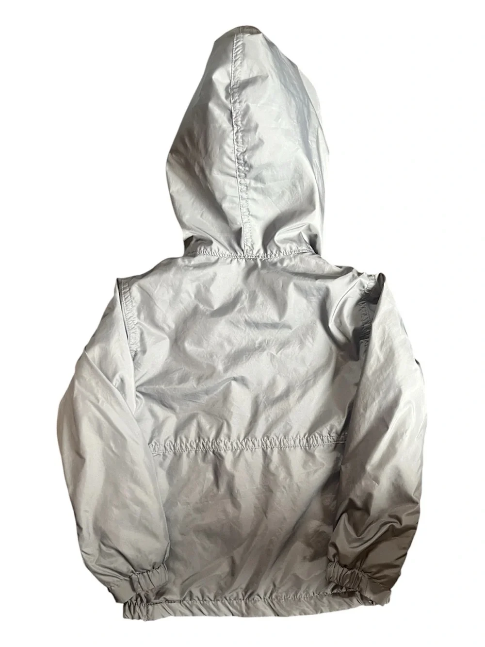 Columbia Silver Gray Hooded fleece lined Jacket size 4t boys